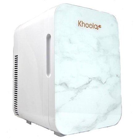 XTREMPRO Xtrempro PC01-10WH 10 liter Portable Cooler & Warmer Compact Mini Refrigerator with Eraser Door Board; White Marbel PC01-10WH
